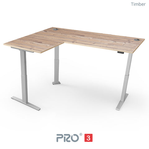 Yo-Yo DESK PRO 3 Triple Motor L-Shape Height Adjustable Standing Desk