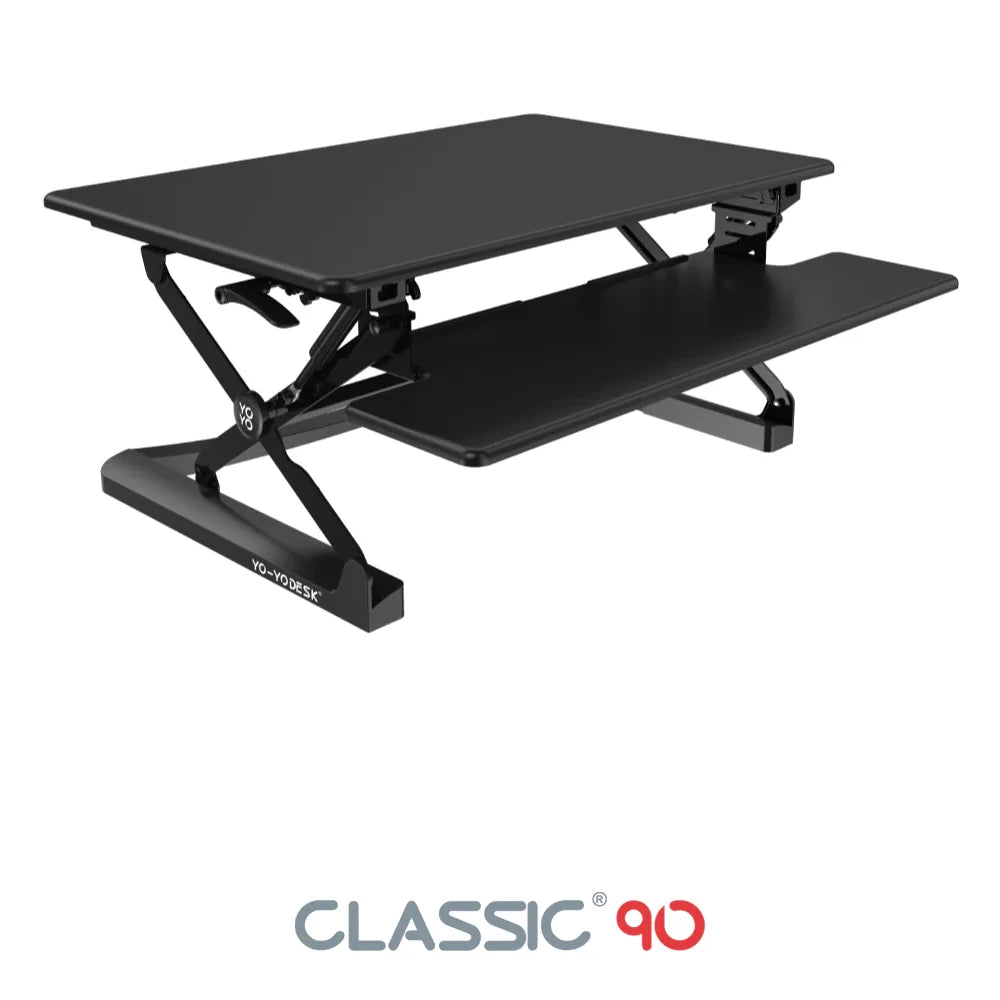 yo yo desk 90 black