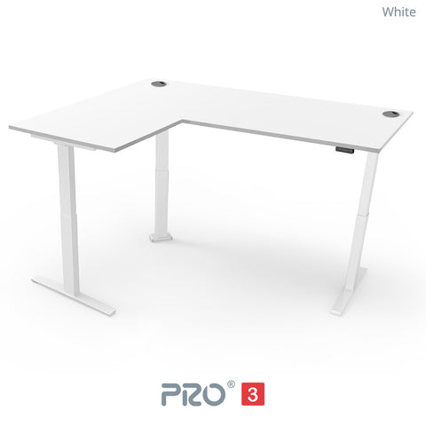 Yo-Yo DESK PRO 3 Triple Motor L-Shape Height Adjustable Standing Desk