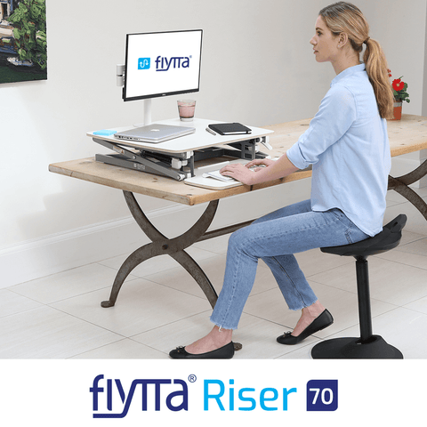 FLYTTA RISER 70 Single Monitor Standing Desk Converter