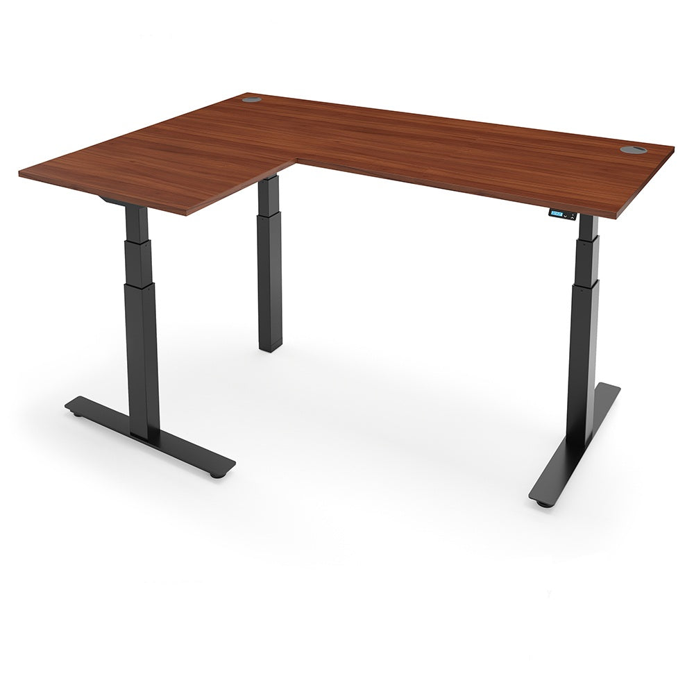 Yo-Yo DESK ALERT 3+  L-Shape SMART Standing Desk with Bluetooth Control