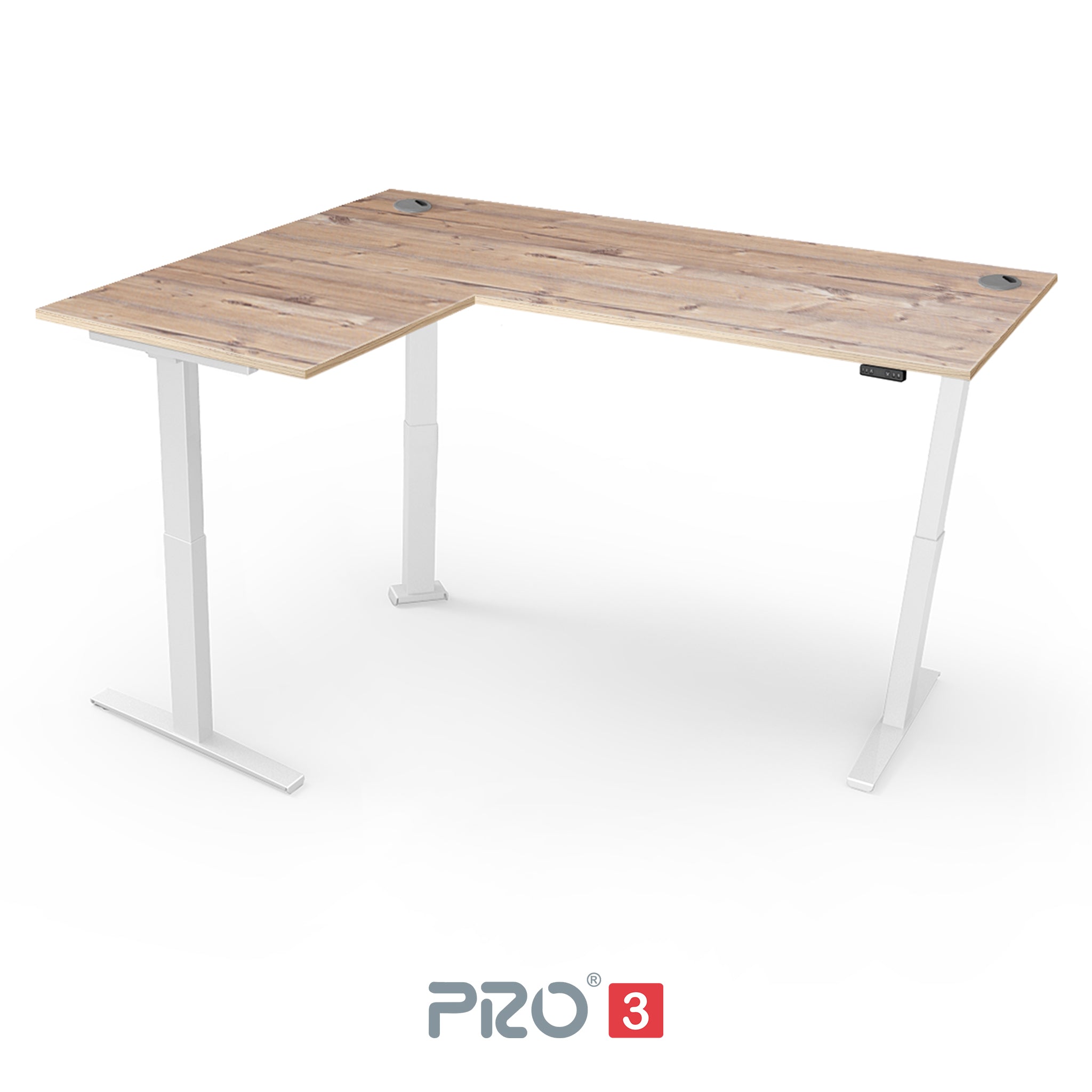 Yo-Yo DESK PRO 3 Triple Motor L-Shape Height Adjustable Standing Desk