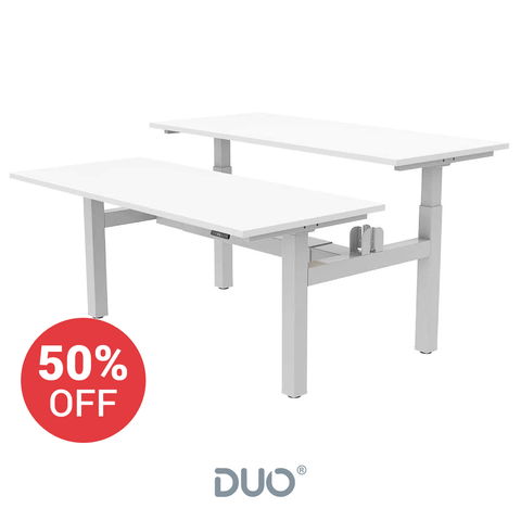 Yo-Yo DESK DUO Back-2-Back Height Adjustable Standing Desk