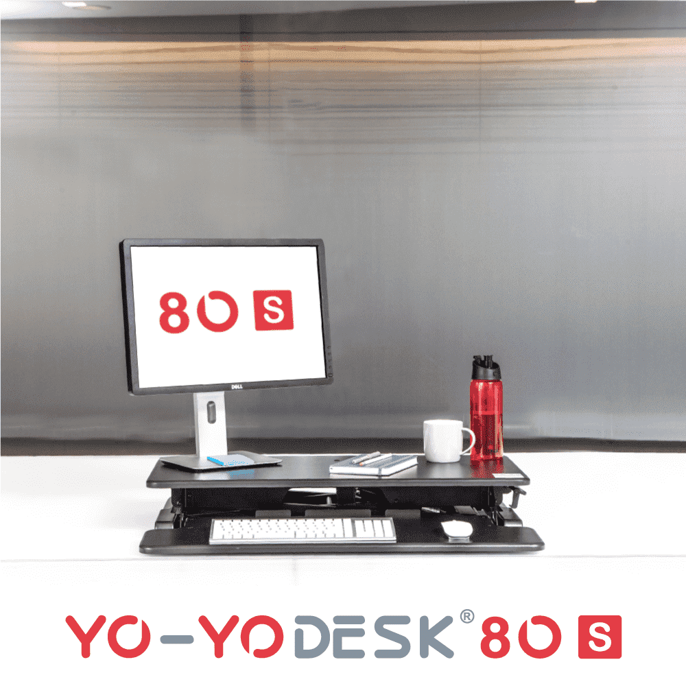 Yo-Yo DESK 80-S Front View Folded