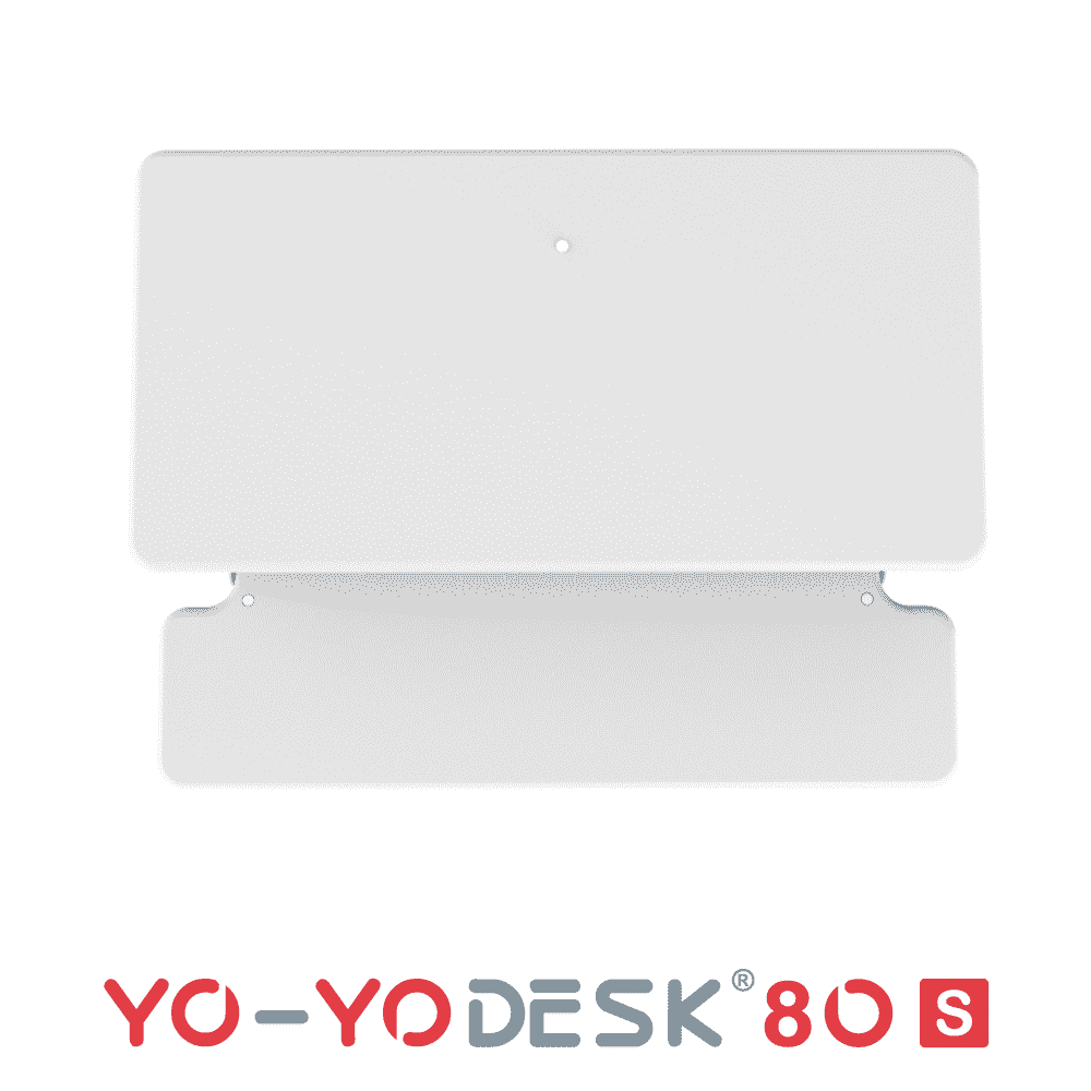 Yo-Yo DESK 80-S White Top View