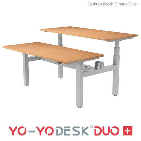 Yo-Yo DESK DUO+ Back-2-Back Extra Height Adjustable Standing Desk